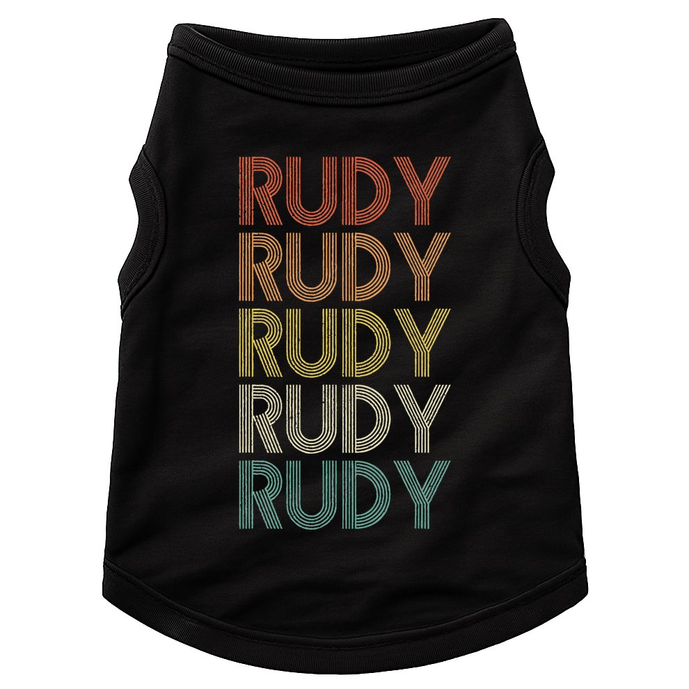 Rudy Vintage Retro Doggie Tank