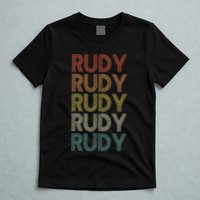 Rudy Vintage Retro T-Shirt