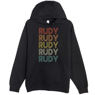 Rudy Vintage Retro Premium Pullover Hoodie