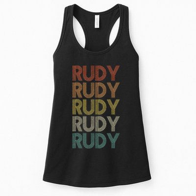 Rudy Vintage Retro Womens Tank Top