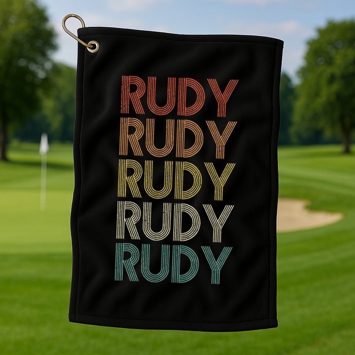 Rudy Vintage Retro Golf Towel