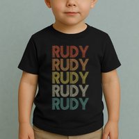 Rudy Vintage Retro Toddler T-Shirt