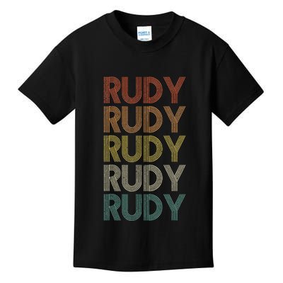 Rudy Vintage Retro Kids T-Shirt