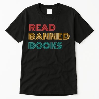 Retro Vintage Read Banned Books Tall T-Shirt