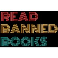 Retro Vintage Read Banned Books Bumper Sticker