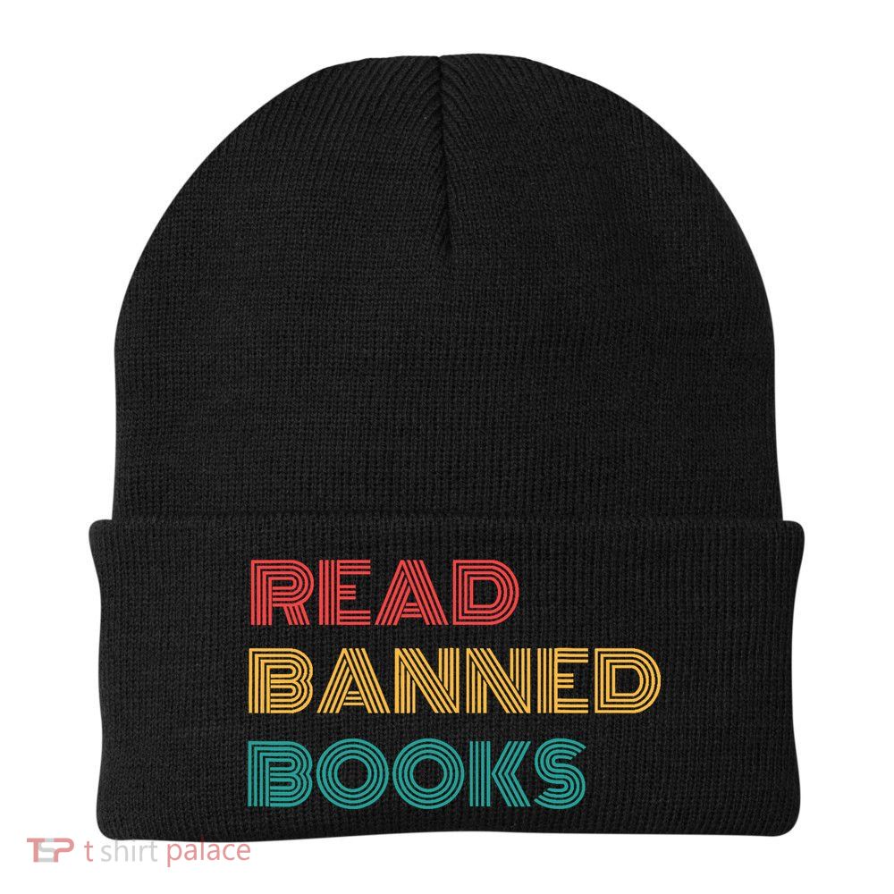 Retro Vintage Read Banned Books Beanie