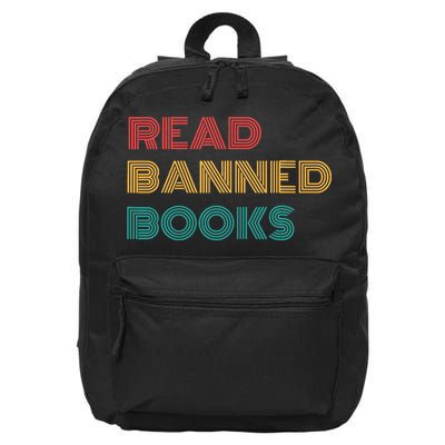 Retro Vintage Read Banned Books 16 in Basic Backpack