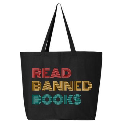 Retro Vintage Read Banned Books 25L Jumbo Tote