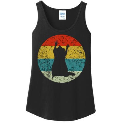 Retro Vintage Raccoon Ladies Essential Tank