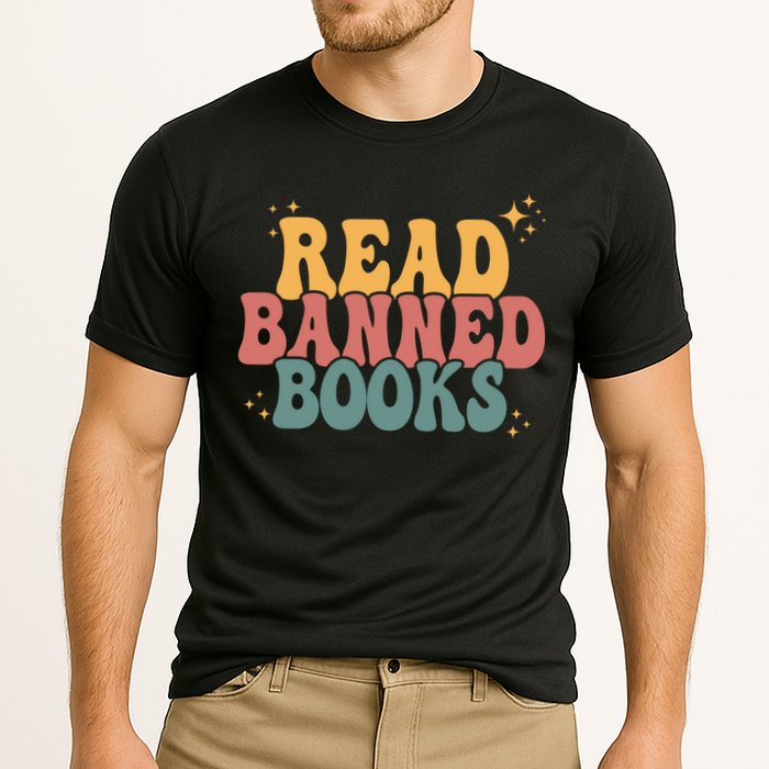 Retro Vintage Read Banned Books Reading Lover Cooling Performance Crew T-Shirt