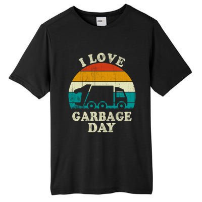 Retro Vintage Recycling Trash I Love Garbage Day Truck Meaningful Gift Tall Fusion ChromaSoft Performance T-Shirt