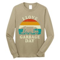 Retro Vintage Recycling Trash I Love Garbage Day Truck Meaningful Gift Long Sleeve Shirt