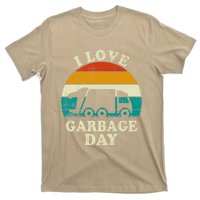 Retro Vintage Recycling Trash I Love Garbage Day Truck Meaningful Gift T-Shirt