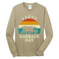 Retro Vintage Recycling Trash I Love Garbage Day Truck Meaningful Gift Tall Long Sleeve T-Shirt