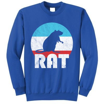 Rat Vintage Retro Silhouette Gift Tall Sweatshirt