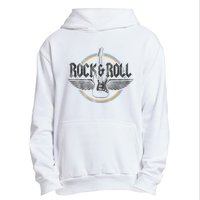 Retro Vintage Rock & Roll Guitar Wings Music Concert Band Urban Pullover Hoodie