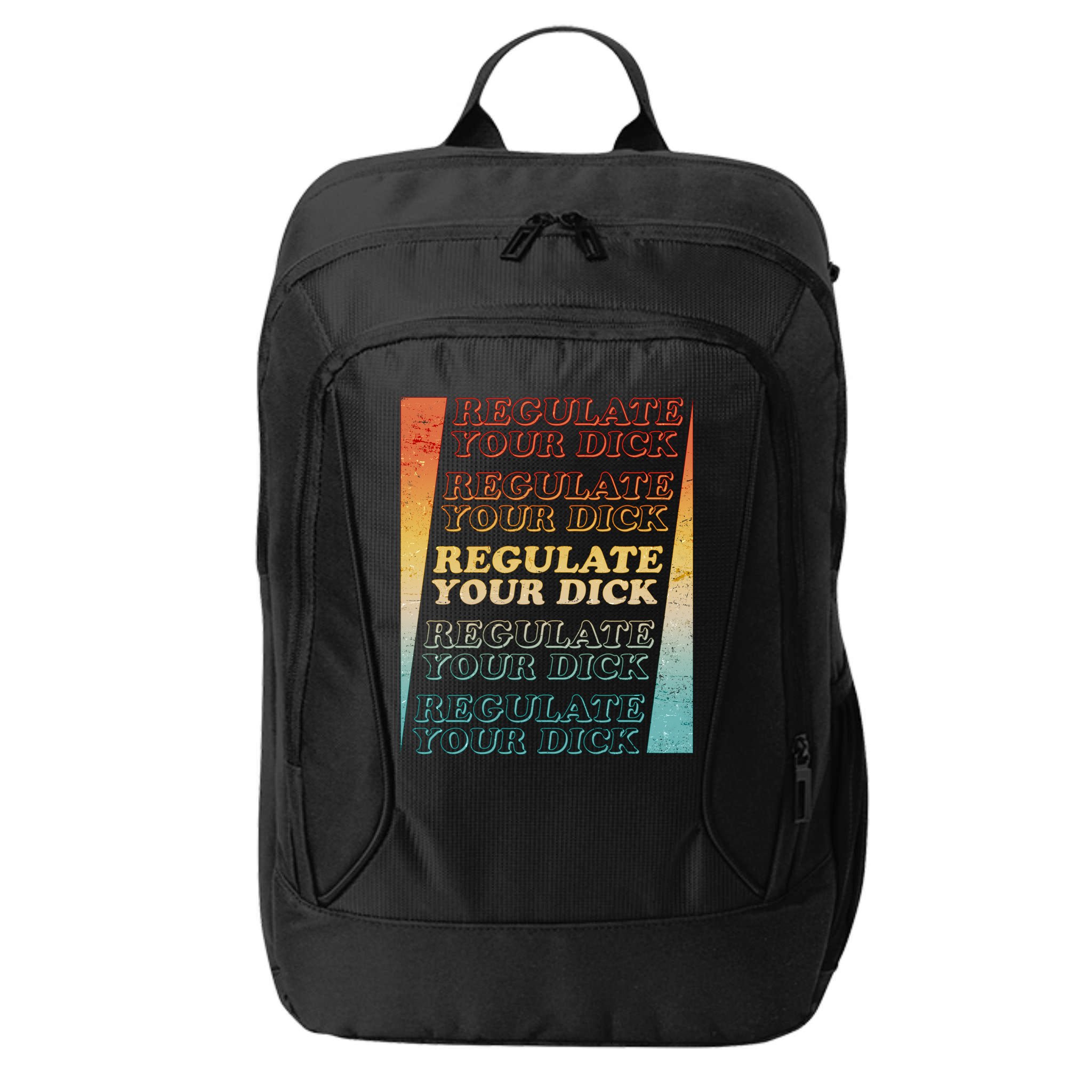 Retro Vintage Regulate Your Dick Pro Roe City Backpack