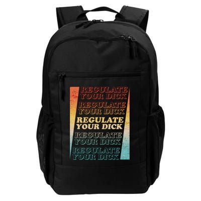 Retro Vintage Regulate Your Dick Pro Roe Backpack