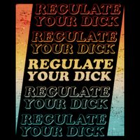 Retro Vintage Regulate Your Dick Pro Roe Flatbill Hat