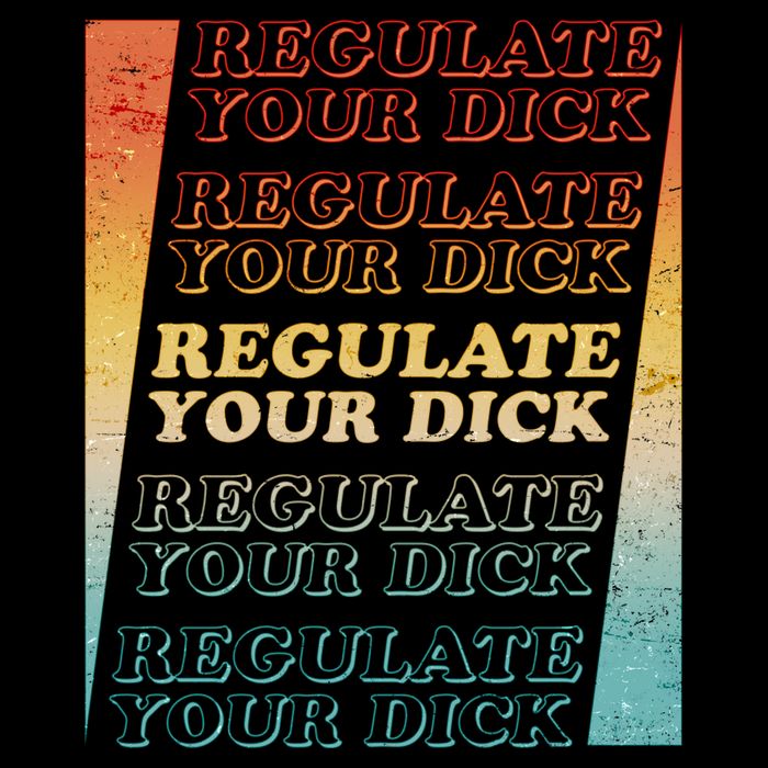Retro Vintage Regulate Your Dick Pro Roe Flatbill Hat