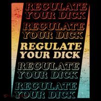 Retro Vintage Regulate Your Dick Pro Roe Tank Top