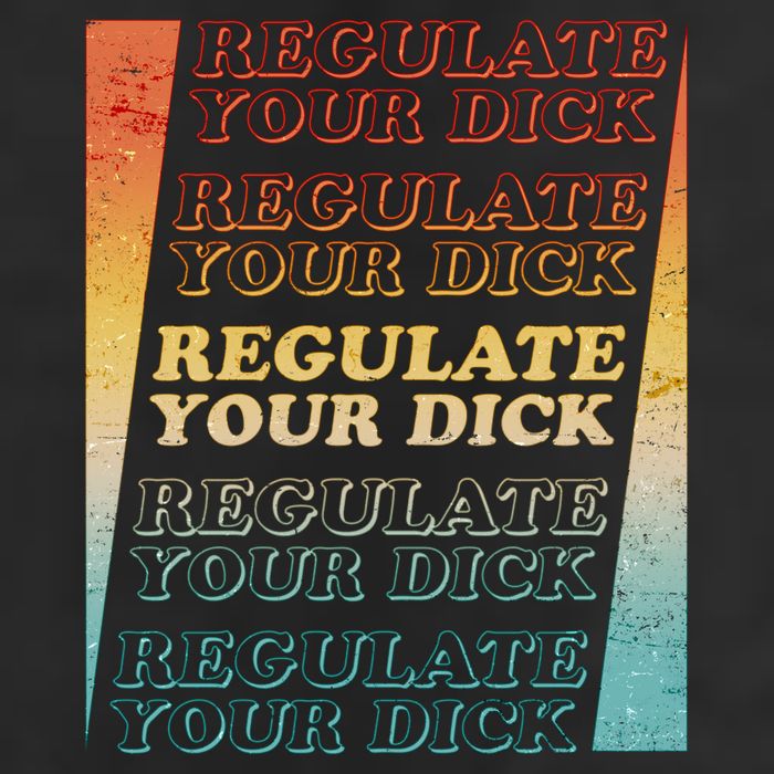 Retro Vintage Regulate Your Dick Pro Roe Golf Towel