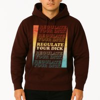 Retro Vintage Regulate Your Dick Pro Roe Hoodie