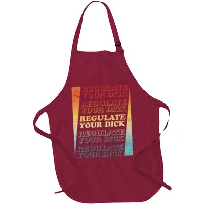 Retro Vintage Regulate Your Dick Pro Roe Apron