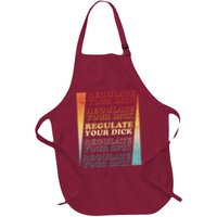Retro Vintage Regulate Your Dick Pro Roe Apron