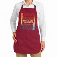 Retro Vintage Regulate Your Dick Pro Roe Apron