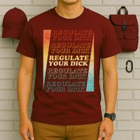 Retro Vintage Regulate Your Dick Pro Roe T-Shirt