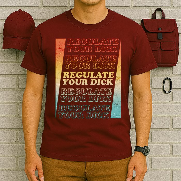 Retro Vintage Regulate Your Dick Pro Roe T-Shirt