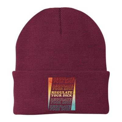 Retro Vintage Regulate Your Dick Pro Roe Beanie
