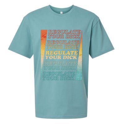 Retro Vintage Regulate Your Dick Pro Roe Sueded Cloud Jersey T-Shirt