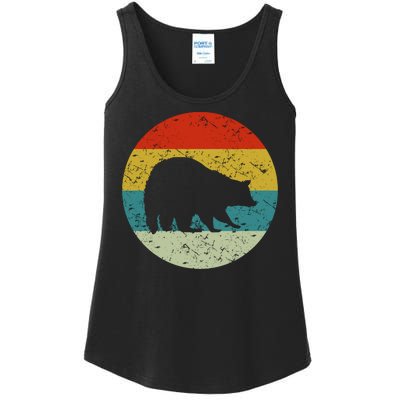 Retro Vintage Raccoon Ladies Essential Tank