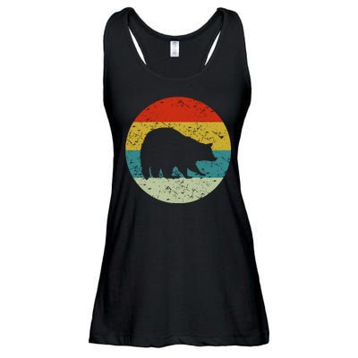 Retro Vintage Raccoon Ladies Essential Flowy Tank