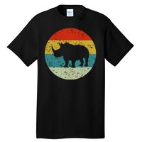 Retro Vintage Rhino Tall T-Shirt