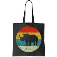 Retro Vintage Rhino Tote Bag