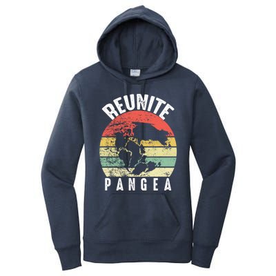 Retro Vintage Reunite Pangea Funny Geologist Giftgeology Gift Women's Pullover Hoodie