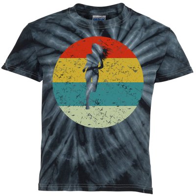 Retro Vintage Run Kids Tie-Dye T-Shirt