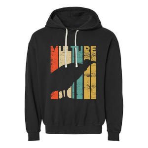 Retro Vulture Garment-Dyed Fleece Hoodie