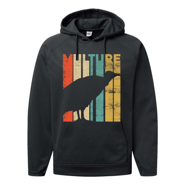 Retro Vulture Performance Fleece Hoodie