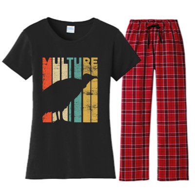 Retro Vulture Women's Flannel Pajama Set