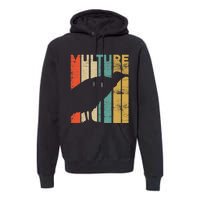 Retro Vulture Premium Hoodie