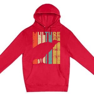 Retro Vulture Premium Pullover Hoodie