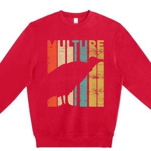 Retro Vulture Premium Crewneck Sweatshirt