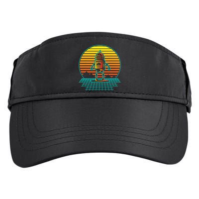 Retro Vintage Robot Robots Robotics Engineer Engineering Adult Drive Performance Visor