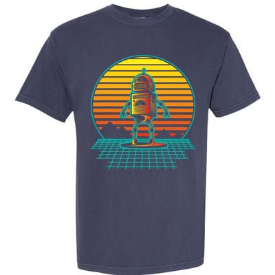 Retro Vintage Robot Robots Robotics Engineer Engineering Garment-Dyed Heavyweight T-Shirt