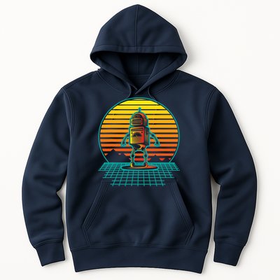 Retro Vintage Robot Robots Robotics Engineer Engineering Hoodie