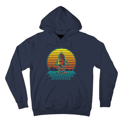 Retro Vintage Robot Robots Robotics Engineer Engineering Hoodie